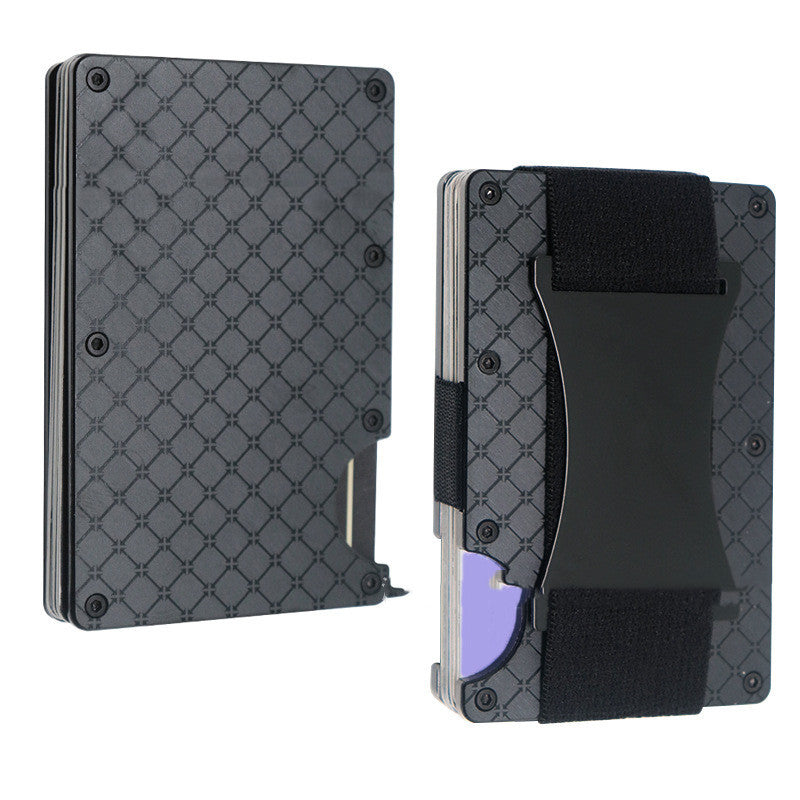 Metal Money Clip RFID Anti-theft Brush Blocking Technology Card Case