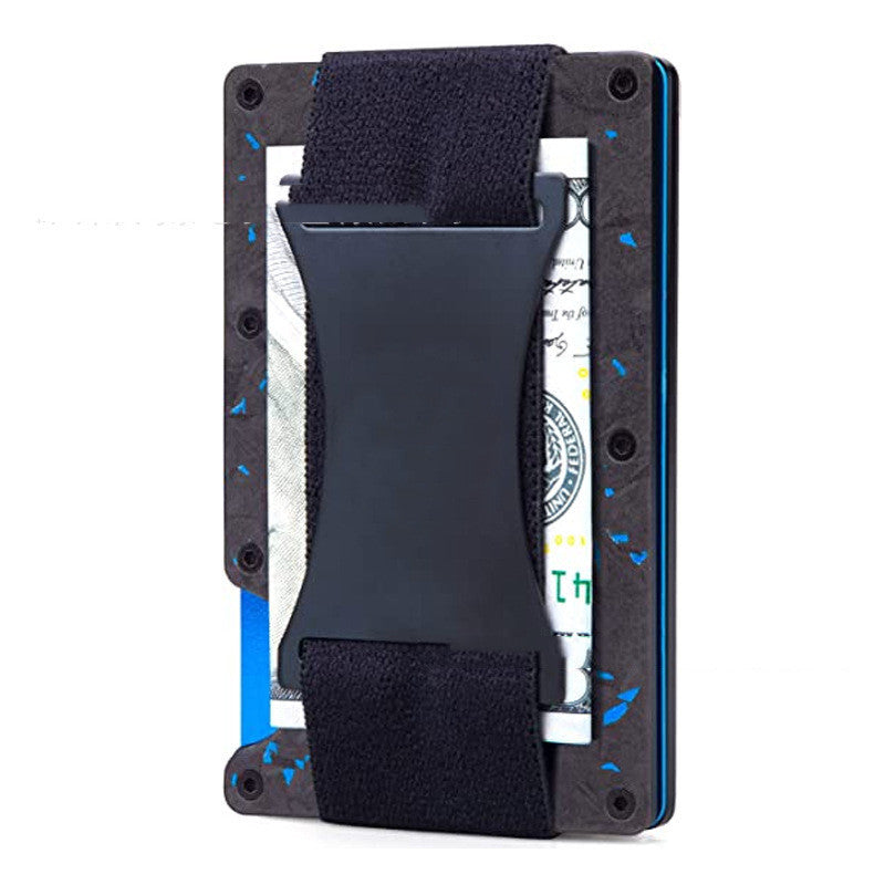 Metal Money Clip RFID Anti-theft Brush Blocking Technology Card Case